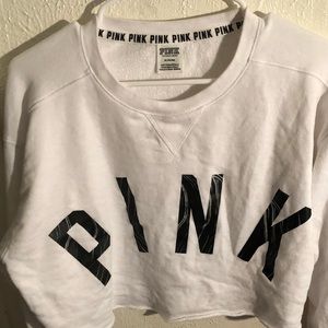 PINK cropped sweater